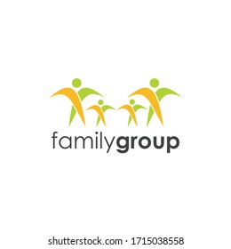 Family Group Logo Vector and Social