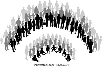 family groups, vector work