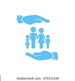family and hands