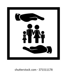 family and hands