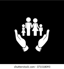 family and hands
