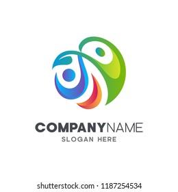 family health and care logo design