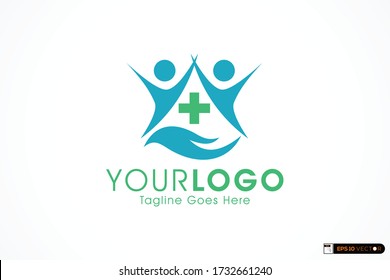 Family Health Care Logo Vector