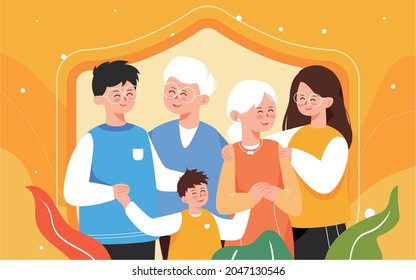 Family health insurance insurance illustration family security guard guarantee poster