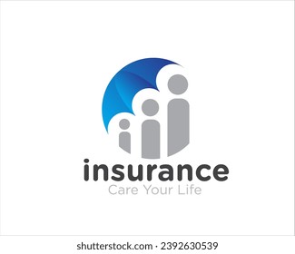 family health insurance logo designs for medical protection