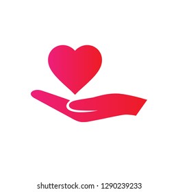 family and health. insurance logo icon, vector