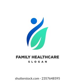 FAMILY HEALTHCARE ICON LOGO VECTOR TEMPLATE