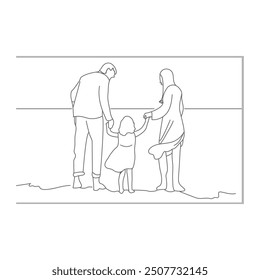 Family Holding Hand and Kid Holding Hands To Cross Parenting Styles, Walking Across The Street Families and Family At The Lake.