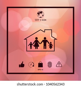 Family home icon