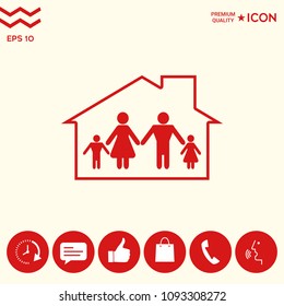 Family home icon
