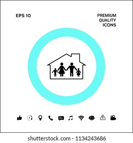 Family home icon