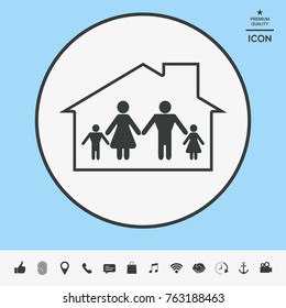 Family home icon