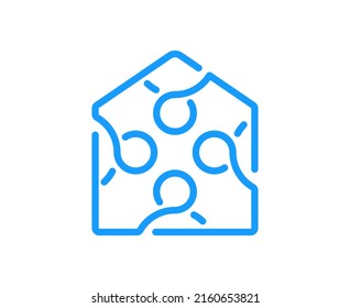 Family Home With Peoples House Logo Design Vector. Community Icon