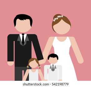 family home relationship icon vector illustration graphic design