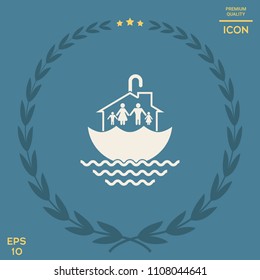 Family home security icon