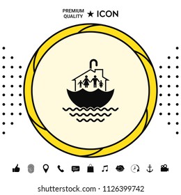 Family home security icon