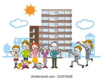 Family and house