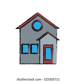 family house facade residential design drawing