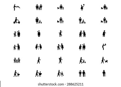 Family and Human Vector Icons 3