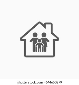 146,845 Home family icon Images, Stock Photos & Vectors | Shutterstock