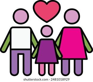 Family Icon - Celebrating Bonds, Unity, and Love within Familial Relationships