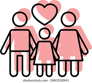 Family Icon - Celebrating Bonds, Unity, and Love within Familial Relationships