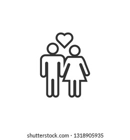 Family icon design template vector graphic illustration