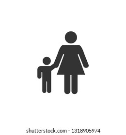 Family icon design template vector graphic illustration