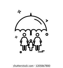 Family icon design vector