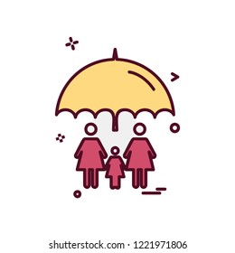 Family icon design vector