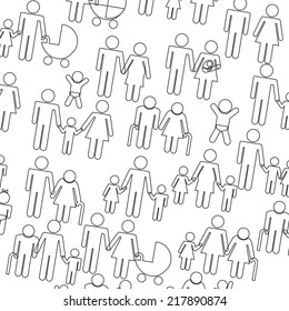 family icon design ,vector illustration