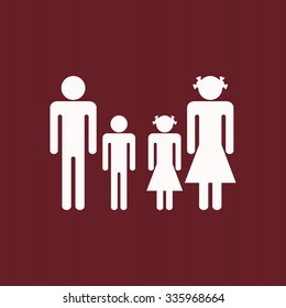 family icon design ,vector illustration