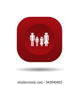family icon design ,vector illustration