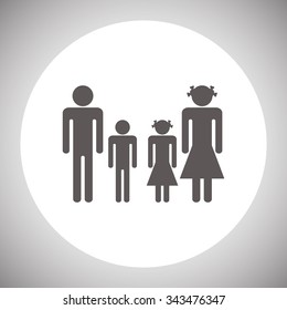 family icon design ,vector illustration