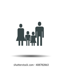 family icon design ,vector illustration
