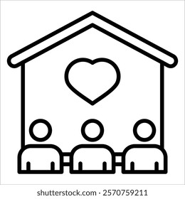 Family Icon Element For Design