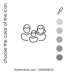  Family icon Flat.