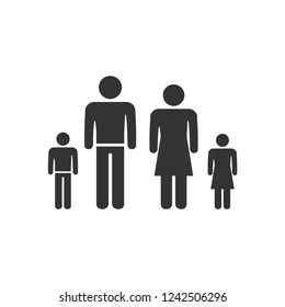 Family. Icon Flat