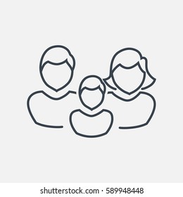  Family icon Flat.