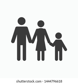 Family icon. flat illustration of Family vector icon for web