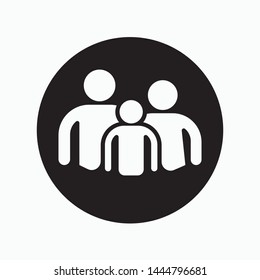 Family icon. flat illustration of Family vector icon for web