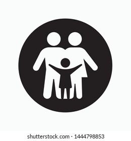 Family icon. flat illustration of Family vector icon for web