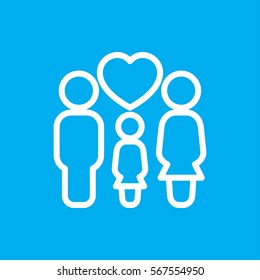 family icon illustration isolated vector sign symbol