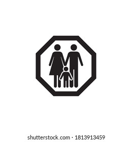 Family icon isolated on white background. Very Useful Icon of Family for Web & Mobile