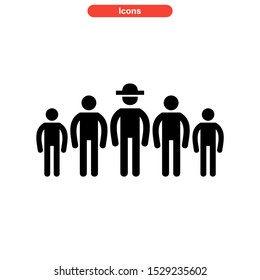 family icon isolated sign symbol vector illustration - high quality black style vector icons
