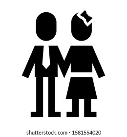 family icon isolated sign symbol vector illustration - high quality black style vector icons
