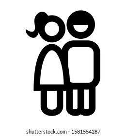 family icon isolated sign symbol vector illustration - high quality black style vector icons
