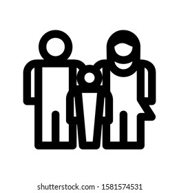 family icon isolated sign symbol vector illustration - high quality black style vector icons

