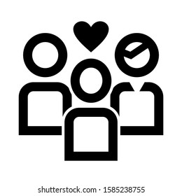 family icon isolated sign symbol vector illustration - high quality black style vector icons
