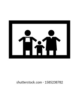family icon isolated sign symbol vector illustration - high quality black style vector icons
